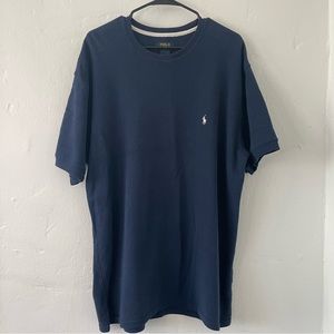 POLO RALPH LAUREN | 2XL BLUE Crew Neck Polo Shirt
